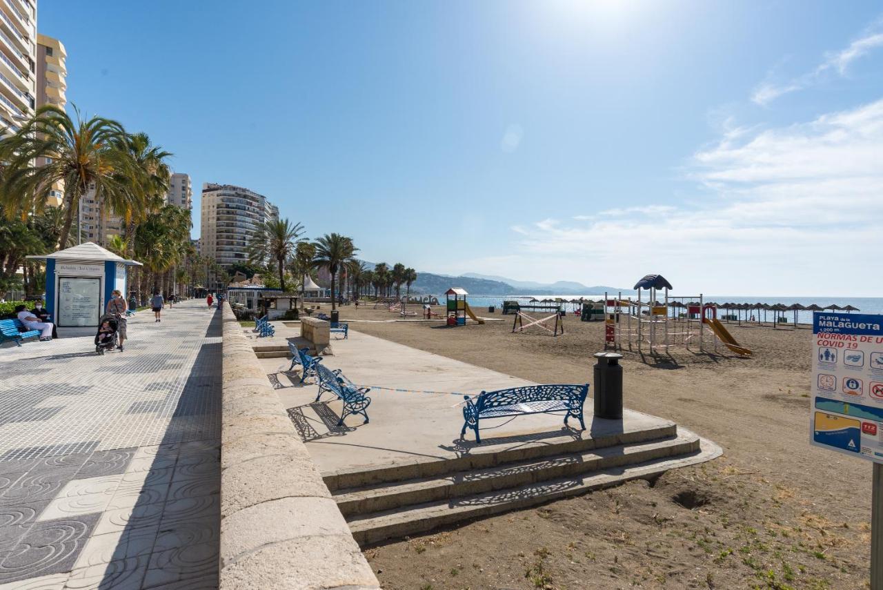 Malaga Beach And Historic Centre Malagueta Exteriér fotografie